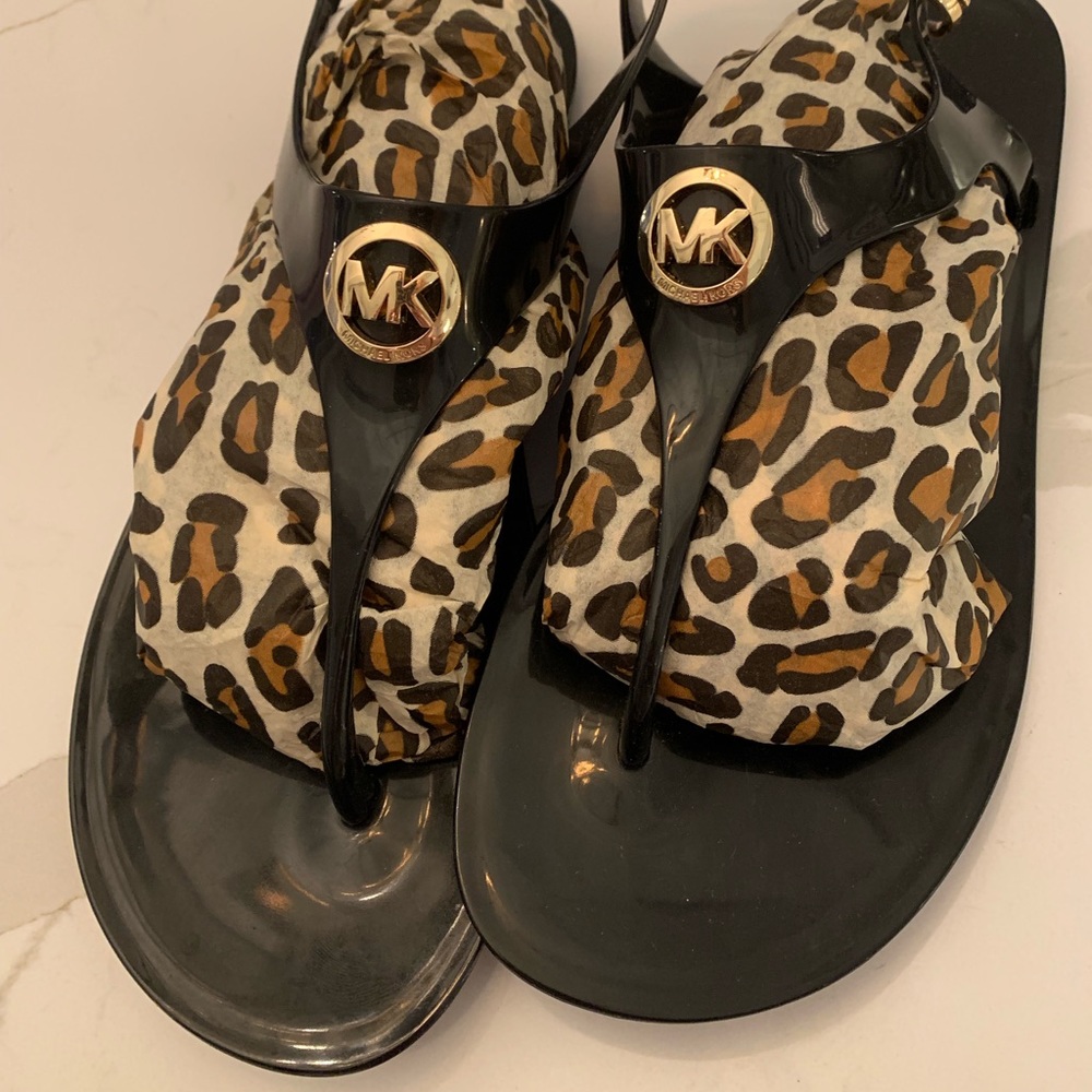 michael kors thong sandals with ankle strap